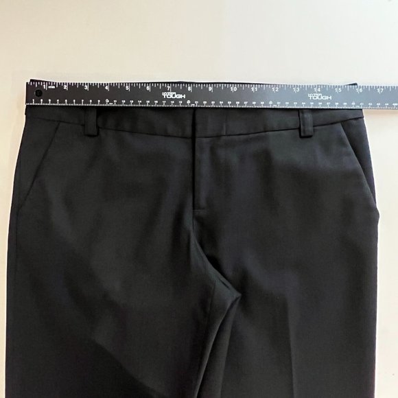 Alice Olivia Dress Pants Women 6 Black Trouser To Work Straight Leg Professional - Picture 7 of 14